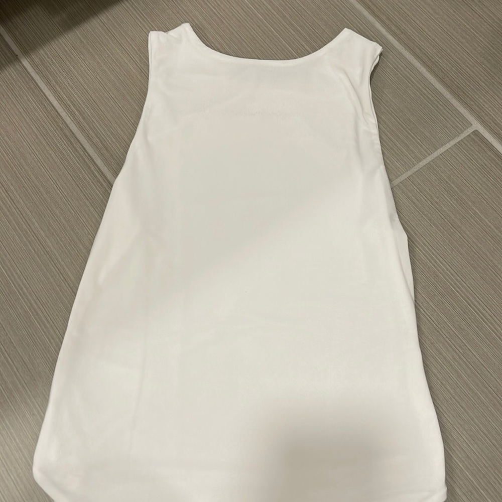 White high neck bodysuit